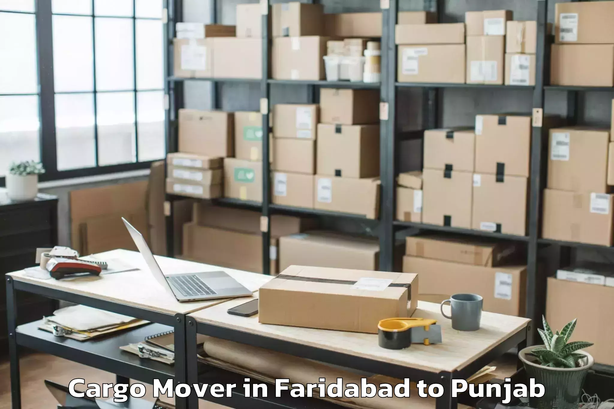 Faridabad to Rupnagar Cargo Mover Booking